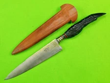Vintage Old Argentina Gaucho Alimar Tandil Hunting Fighting Knife w/ Sheath
