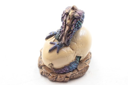 Vintage Hatchling Baby Dragon Windstone Editions 3" chipped finger - Picture 3 of 6