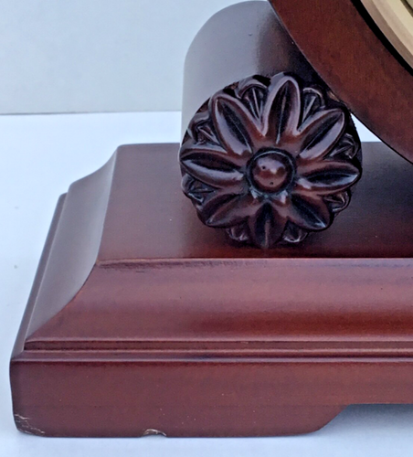 Wooden Westminster Chime Mantel Clock by Widdop W2860 - Corners Marked & No Box - Picture 22 of 24