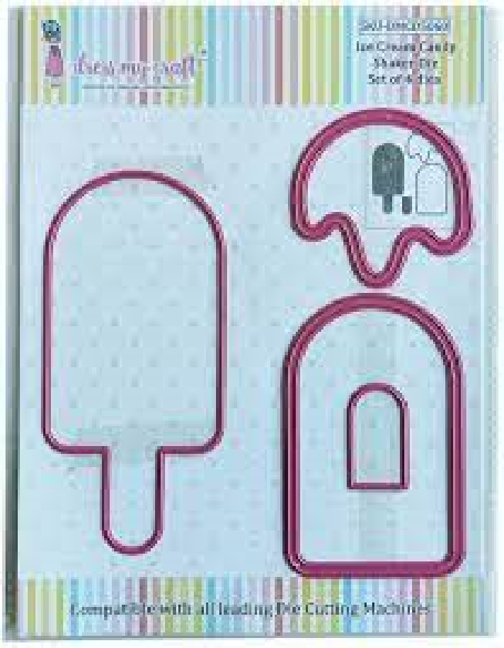 DRESS MY CRAFT  - METAL CUTTING DIE - ICE CREAM CANDY