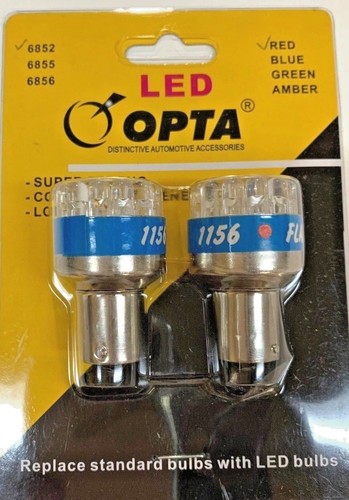 2 PC 1156 7506 LED 19 SMDs RED REPLACEMENT PARKING TAIL SIDE REVERS BULBS #6852 - Picture 3 of 6