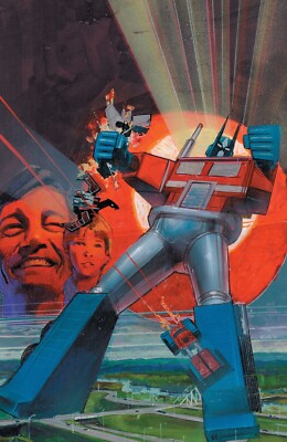 TRANSFORMERS #1 40TH NYCC 2024 BILL SIENKIEWICZ VIRGIN FOIL VARIANT LTD 1000 COA