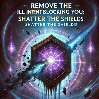 Remove the Ill Intent Blocking You: Shatter the Shields!