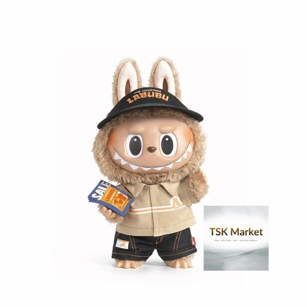 ぬいぐるみ POPMART The Naughty Cashier labubu Pop Mart Labubu Naughty Cashier, The Monsters Large Plush Doll