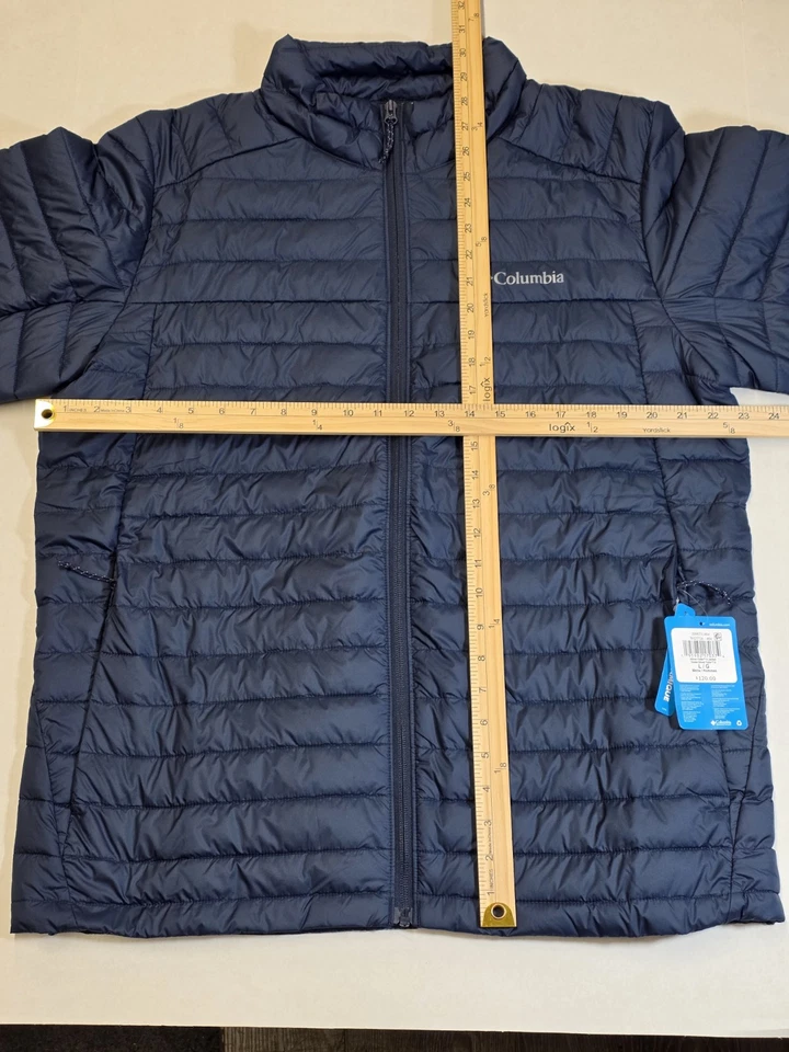 Columbia Mens Silver Falls II Insulated Synthetic Puffer Jacket - Mens Large - Image 2 of 4