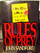 Rules Of Prey by John Sandford (1989) HC.DJ.  1st Printing Signed Ed. Very Good+