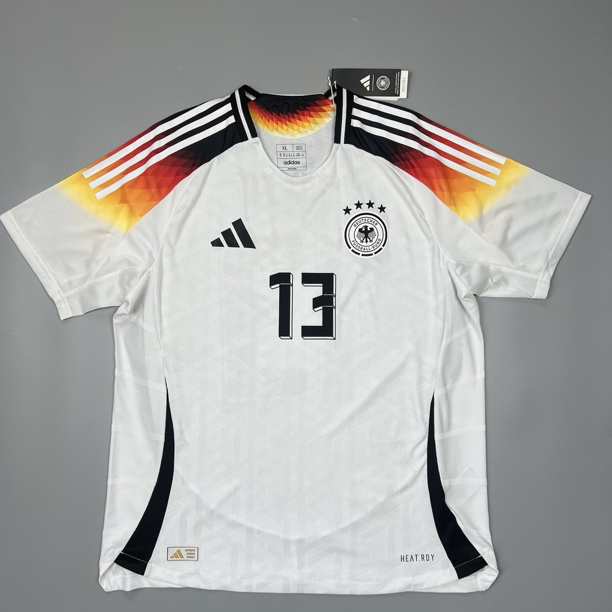 D*0様 正規品　adidas ドイツ代表ジャージ MÜLLER 13 MULLER #13 GERMANY AUTHENTIC JERSEY HOME FOOTBALL SOCCER