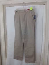 IZOD Flat Front Pants 16 Boys Adjustable Waist Four Pocket Chinos Paige Size 16