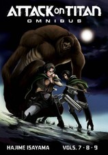 Attack on Titan Omnibus 3 (Vol. 7-9) by Hajime Isayama (English) Paperback Book