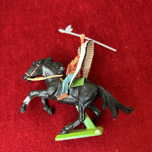 BRITAINS DEETAIL MOUNTED INDIAN. - Picture 8 of 8