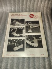 1980 NCAA Gymnastics Championships Program Nebraska Gymnastics
