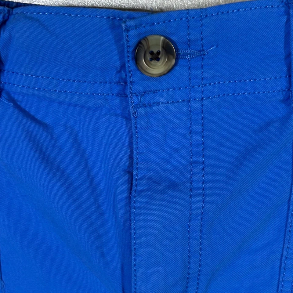 Pantalones cortos de carga Sonoma Goods For Life azules utilitarios para mujer talla L algodón spandex Foto 2 de 4