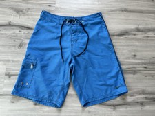 Nike Swim Trunks Board Shorts Men s Size 30 Bright Blue Surfer Beach Y2K