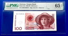NORWEGEN. 100 Kroner 1995 P.47a PMG MS-65 EPQ