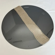 Chalk Couture 18" Round Magnetic Boutique Board with Burlap Ribbon Retired