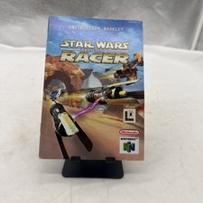 Star Wars Episode 1 Racer N64 Nintendo 64 Instruction Manual Only