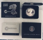 2025-W Proof Silver Eagle $1 Laser Beam Engraved Privy - Presentation Box & COA