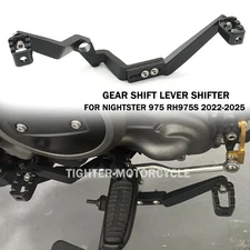 RH975S For Harley Nightster 975 Black Gear Shift Lever Shifter Pegs 2022-2025