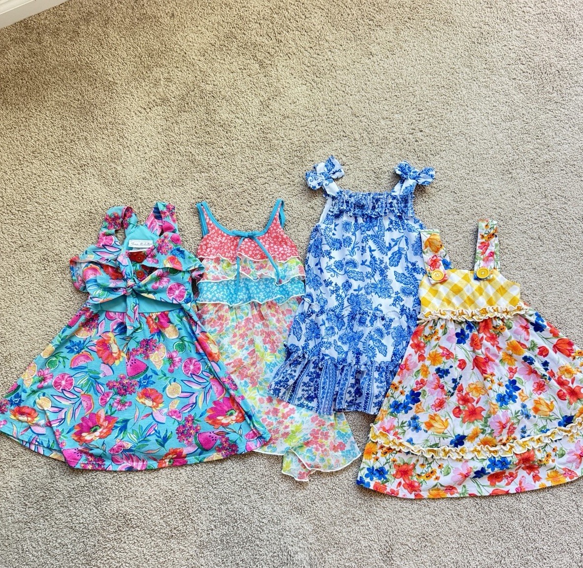 Jona Michelle Toddler Girls 3T Summer Dress Bundle of 4