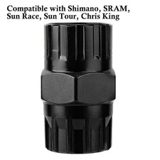 Bike Freewheel Removal Tool Steel Cassette Lockring Remover for Shimano SRAM