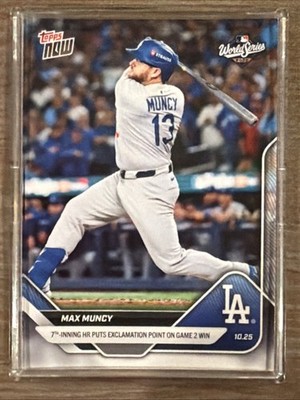 2025 Topps Now Max Muncy #900 7th-Inning HR Puts Exclamation Point On Game 2 Win