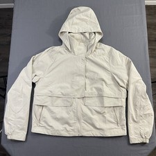 Lululemon Always Effortless Classic-Fit Womens Jacket Size 10 Light Ivory