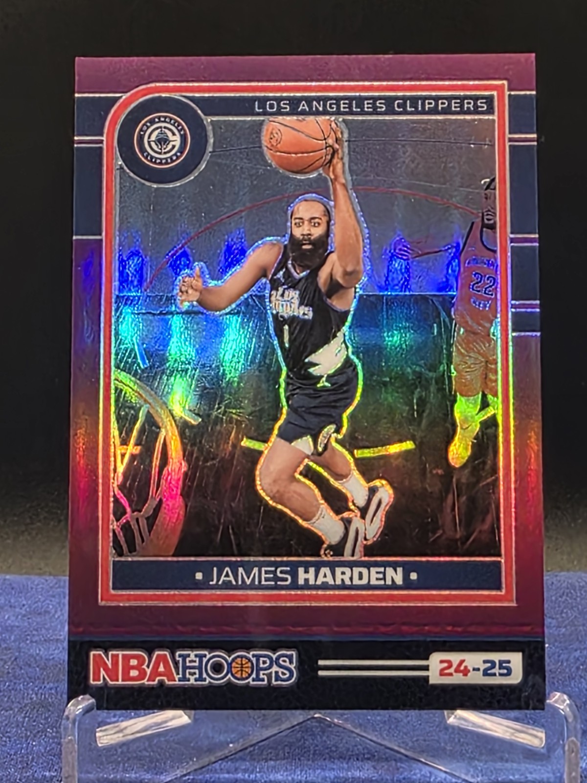 James Harden #202 Basketball Cards 2024 Panini NBA Hoops trading card — raw and PSA graded price guide