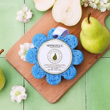Spongelle Freesia Pear Buffer Body Scrubber 14+ uses 3oz