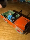 Vintage 1950's Dinky Toys Classic Land Rover  340 in Orange made in England