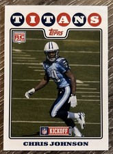 2008 Topps Kickoff - Chris Johnson #183 (RC)