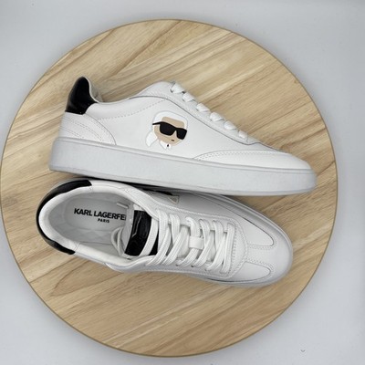 Karl Lagerfeld ParisSumava Ikonik LeatherPlatform Sneakers Size 8M - New In Box