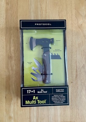 Protocol AX - 17 in 1 Steel Multipurpose Tool NIB