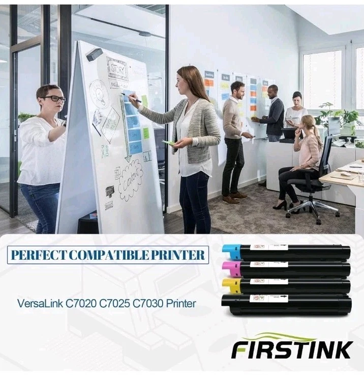 High Capacity VersaLink C7020 C7025 C7030 Toner Cartridges 106R03741... - Image 2 of 4