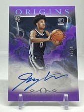 2024 PANINI ORIGINS #RA-JWG JAYLEN WELLS AUTO Purple RC /18 ROOKIE