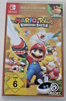 Mario & Rabbids Kingdom Battle Gold Edition - Nintendo Switch Spiel- 1.6 326 S17