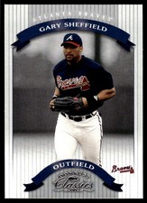 Gary Sheffield 2002 Donruss Classics #49 Braves MLB READ FREE SHIP AutographDen