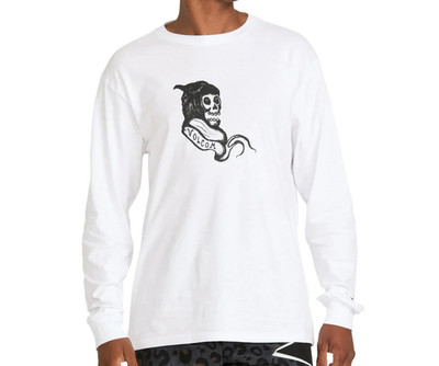 VOLCOM FA SETH CONBOY Men's L/S T-Shirt - White - Medium - NWT