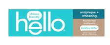 hello Antiplaque + Whitening Fluoride Free Toothpaste - 4.7 oz