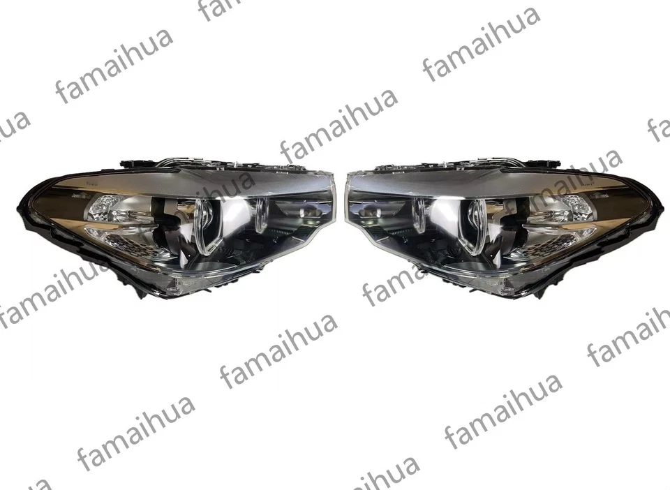 2 Pcs For 2017 - 2020 BMW 5 Series G30 G31 530i 540i Xenon LED Headlights RH+LH - Изображение 2 из 4
