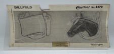 Vintage 1953 Craftaid No. 2270 Leather Billfold Template Horse Design