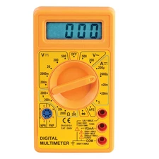 Duratool 500V AC/DC Manual Ranging Digital Multimeter