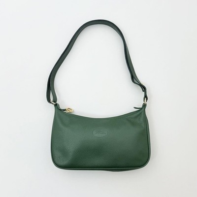 LONGCHAMP 2way ショルダーバッグ レザー グリーン y2k LONGCHAMP 2way shoulder bag leather green y2k | eBay