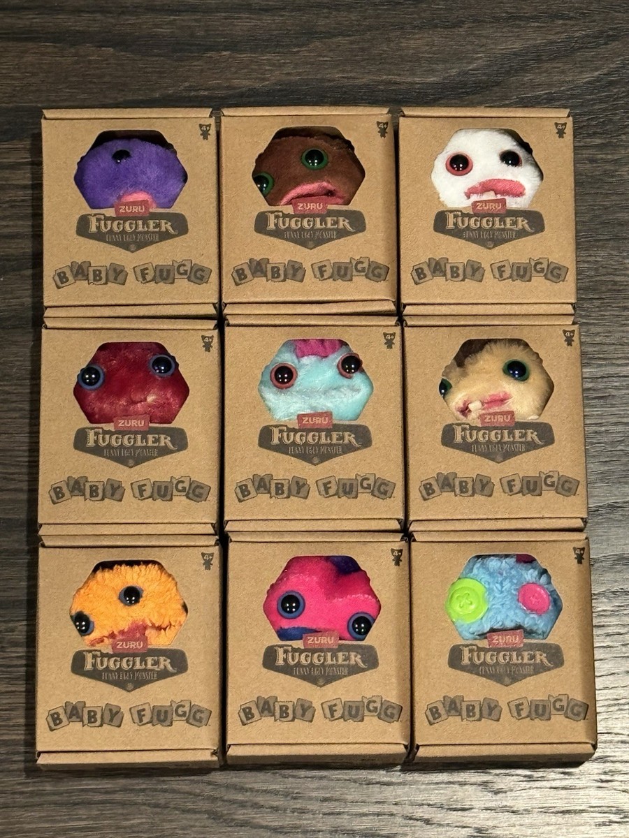 Series 4 BABY FUGG Mini Zuru FUGGLER Complete Set of 9