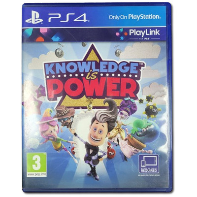 Knowledge is Power Videospiel Disc und Hülle für PlayStation 4 PS4 | Kostenloser Versand