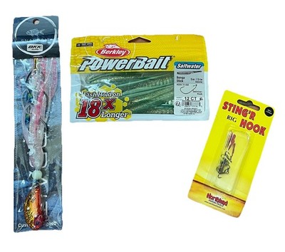 4 Packs Fishing Tackle 12 Berkley Power Bait Bonga Stick BKK Snap bait Northland