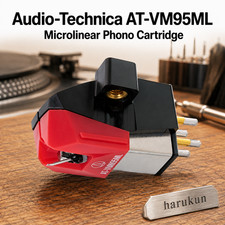 Audio-Technica AT-VM95ML Dual Moving Magnet Stereo Phono Cartridge Microlinear