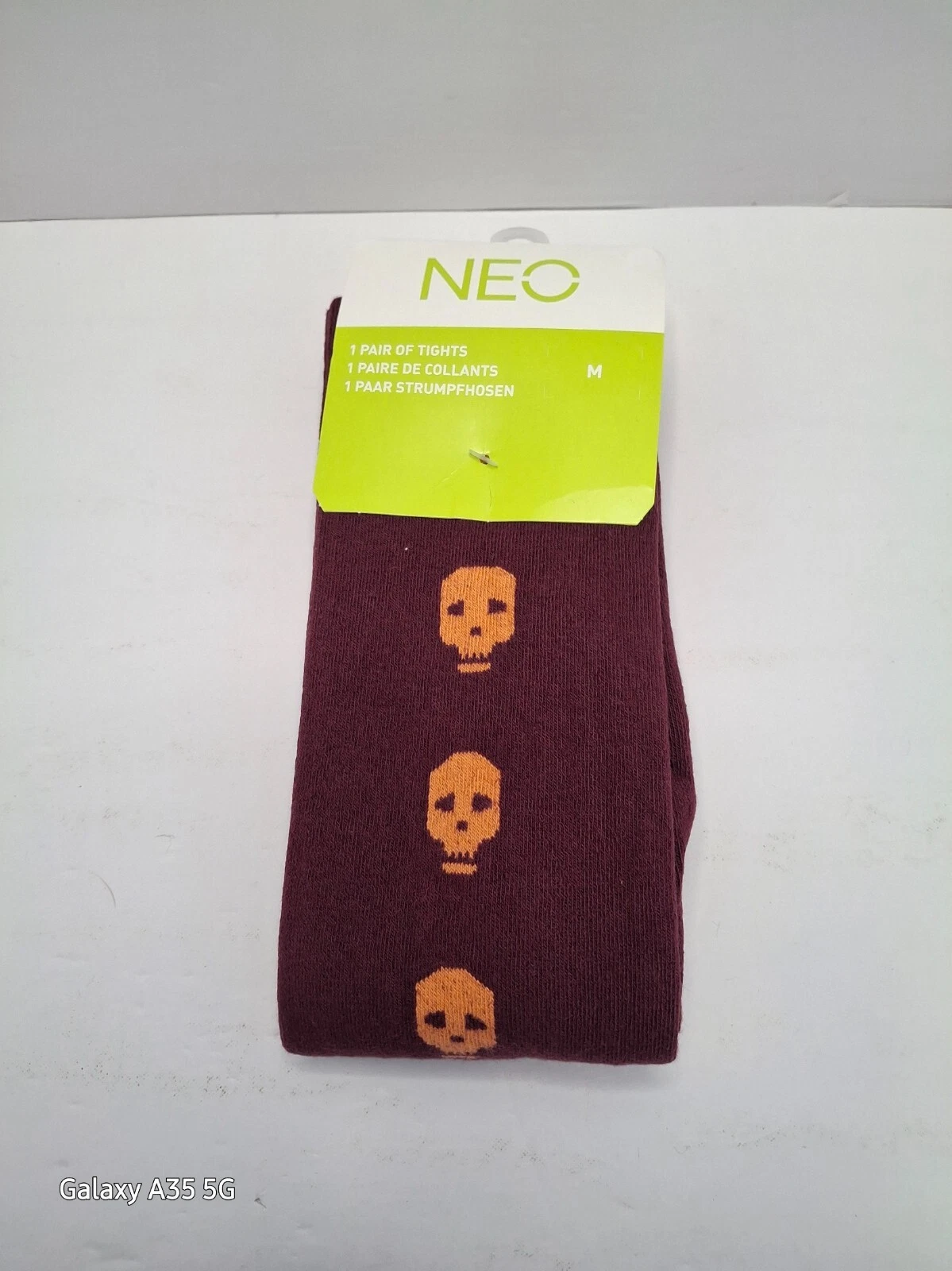 Collant Adidas Neo Skull Design Taglia Media Nuovi