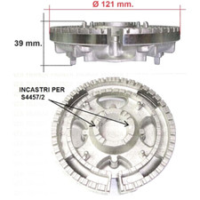 Rex Electrolux bruciatore spartifiamma cucina gas tripla corona 3577259108 ORIG.