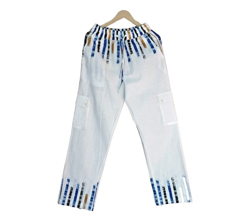 $198 Nautica Men's White Modern-Fit Linen Stretch Dress Pants Size 34W 31L  | eBay
