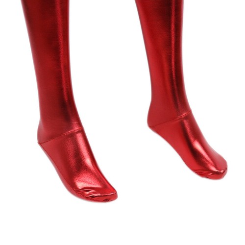 Sexy Women Leather Thigh-High Stockings Long Wet Look Over Knee Socks Clubwear - Picture 8 of 18